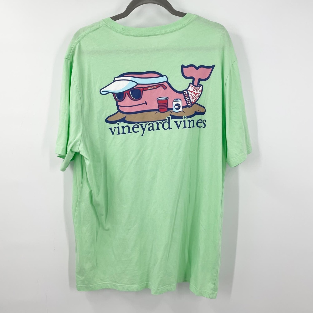 Vineyard Vines Mint Green Short Sleeve Whale Tee